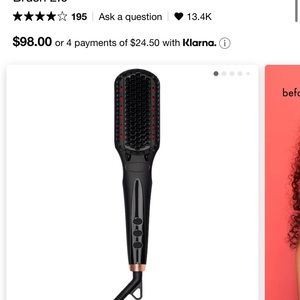 Amika Hair Straightening Brush